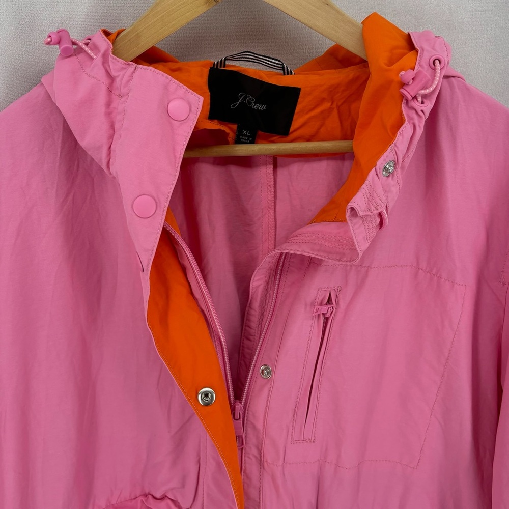 J. Crew Pink and Orange Utility Jacket - Picture 9 of 11